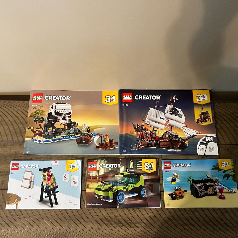 LEGO Creator Variety Instruction Manuals Used Condition